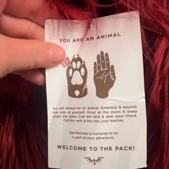 NWT Red Velvet Wolf Classic Faux Fur Coat (No longer available on site) - Picture 8 of 10